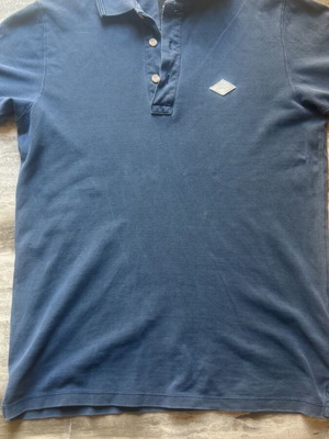 Replay men's medium blue polo-style T-shirt