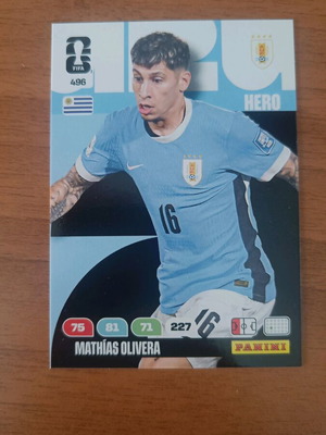 Adrenalyn FIFA World Cup 2026 card No 496 new