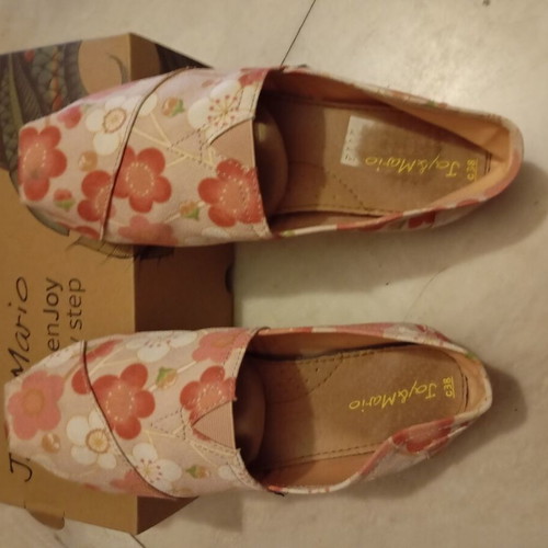 Joy & Mario espadrilles size 38 like new, multicolored
