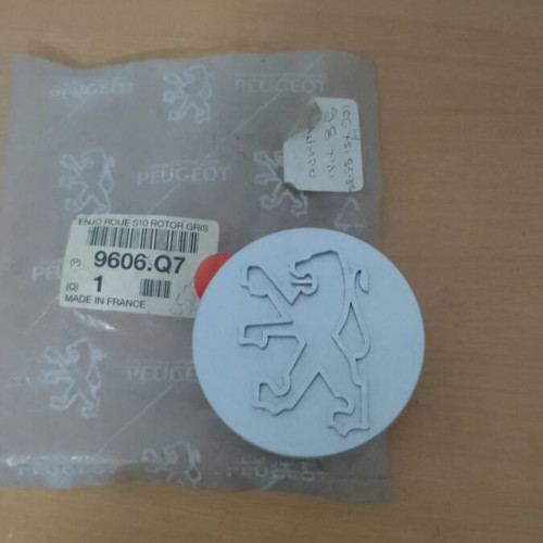 Peugeot Centre Cap Silver Genuine 9606.Q7 for 106 Xsi Gti Rallye 306 S16
