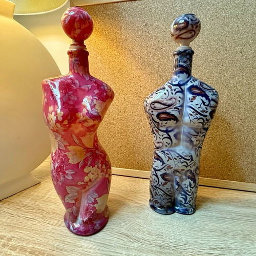 Vintage glass figurines like new
