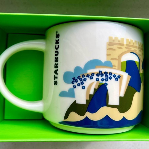 Large Starbucks YAH Rhodes Mug new 414 ml