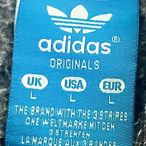 Adidas hoodie like new, size L, black and gray