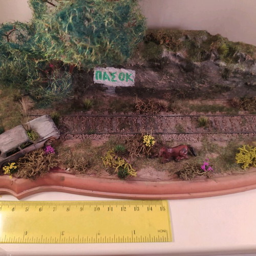 Pasok small model ho 1/87 on wooden base new