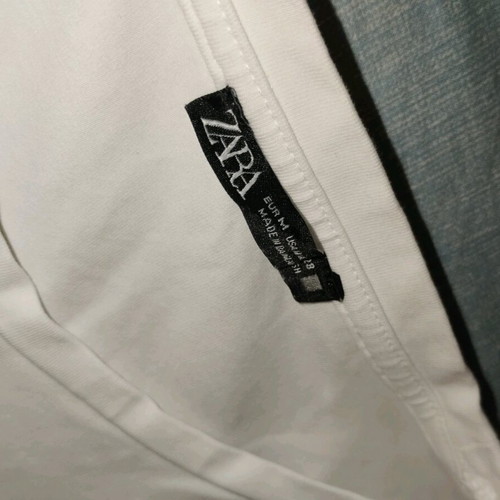 Zara white crop top like new