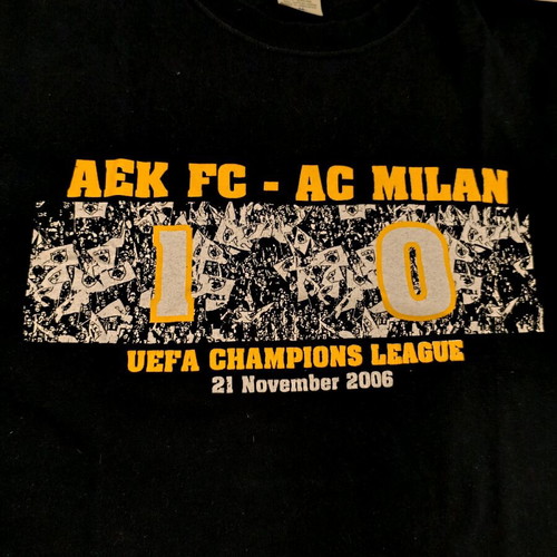 Aek collectible t-shirt used, black, size Medium
