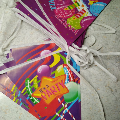Party flags used