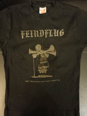 Feindflug Girlie T Shirt Electro Goth μεταχειρισμένο, μέγεθος S