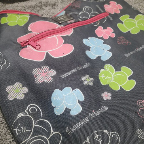 Forever Friends shoulder bag children's like new, gray multicolor