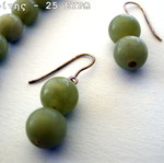 Nephrite jewelry set used