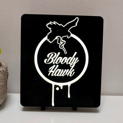 Bloody Hawk LED Light Box new, modern decor