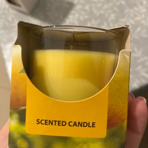 Scented candle citrus scent new