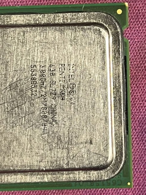 Intel Pentium 4 630 processor used, 3.00GHz