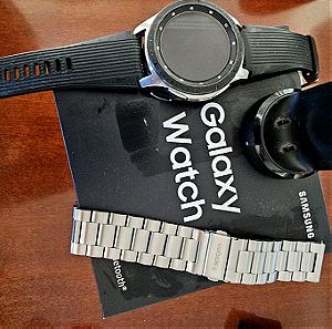 Galaxy Watch 46mm ΔΩΡΟ τζαμακι και μπρασελέ