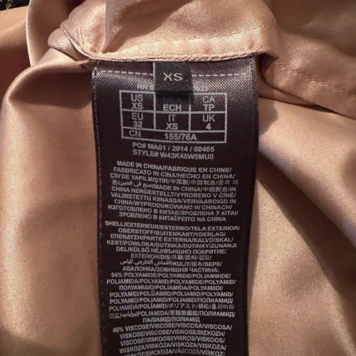Guess dress XS black with beige lining like new