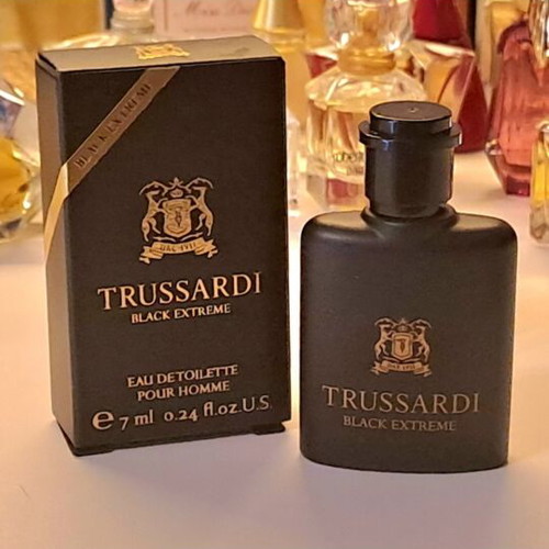 Trussardi Black Extreme men's miniature perfume