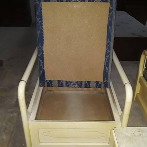 Armchair set with storage used
