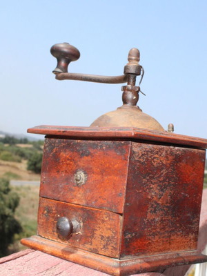 Γαλλικός μύλος άλεσης καφέ 1900 μεταχειρισμένος, είδος κουζίνας