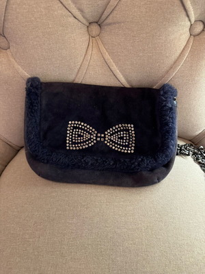 Ugg shoulder bag suede like new, blue