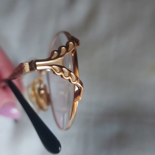 Vintage Nazareno Corsini metal eyeglass frame like new, multicolor