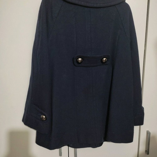French Connection wool coat new, blue, size M