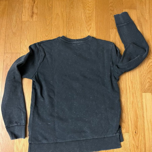 Benetton kids sweatshirt 11-12 years XXL stonewashed used, gray