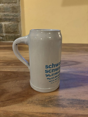 Vintage German beer stein stoneware like new, 18cm