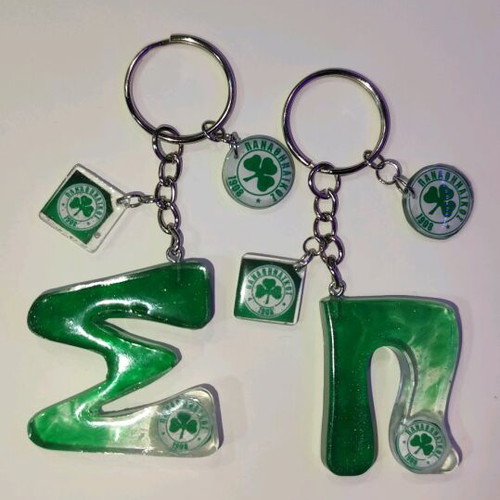 Handmade resin keychain Panathinaikos new