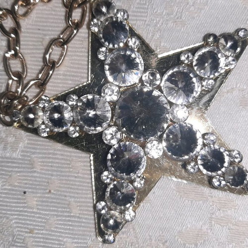 Necklace large star new
