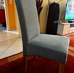 6 καρέκλες τραπεζαρίας σε ΑΡΙΣΤΗ κατάσταση αγορασμένες από ΜΑΡΜΑΡΙΔΗ πριν 6 μήνες