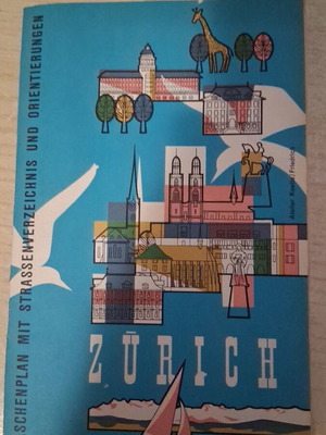 Χάρτης Ζυρίχη 1964
