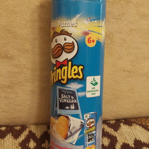 Pringles Mini Puzzle used, 42 pieces