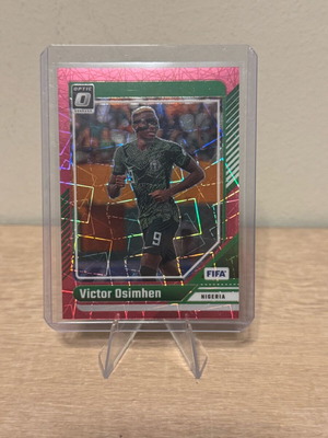 Victor Osihmen Nigeria Panini 2024-2025 Donruss Optic Pink Sparkle new
