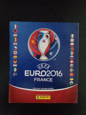 Panini France 2016 173 stuck stickers and 68 small ones