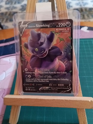 Κάρτα Galarian Slowking V από το σετ Chilling Reign, καινούργια