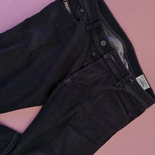 Diesel men's pants black like new, straight fit, size L
