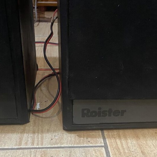 Roister DS-110 speakers used, genuine Vifa drivers, 105 watt