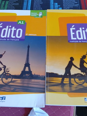 Édito A1 French language learning books and exercise notebooks