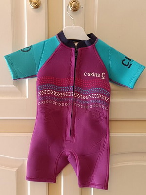 Βρεφική στολή neoprene C-Skins για ηλικίες 2-3 ετών σαν καινούργιο