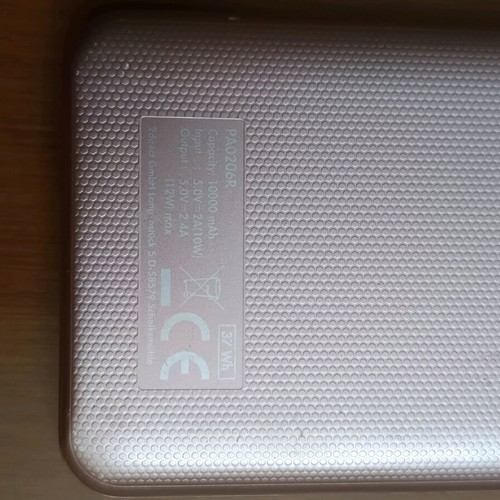 Power bank 10000mAh like new, pink color