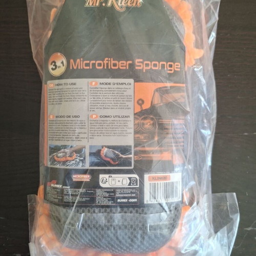 Mr Kleen Microfibre 2 in 1 Cloth 12x23x6 cm New