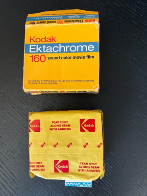 Kodak Ektachrome 160 Super 8 φιλμ καινούργιο, έγχρωμο με ήχο