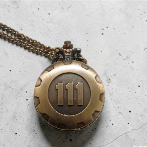 Fallout Vault 111 Pocket Watch new, brown