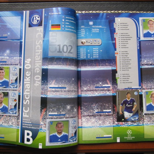 Panini Champions League 2012/13 άλμπουμ μεταχειρισμένο με 63 αυτοκόλλητα