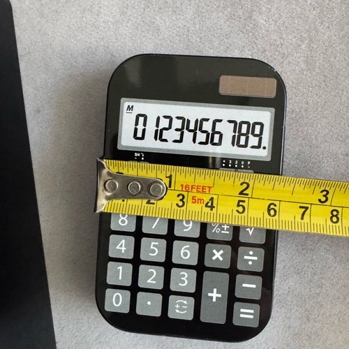 Storage boxes shaped like calculators, set of 2, like new
