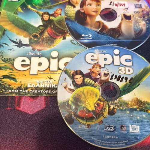Epic The Secret of the Forest Kingdom Blu-Ray used, with Greek dubbing