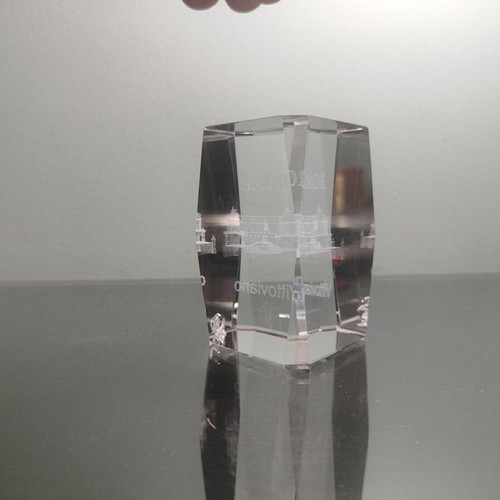 Decorative glass 3D Vittorio Emanuele II National Monument like new