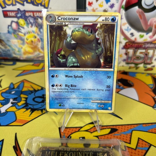 Pokemon card Croconaw HeartGold & SoulSilver 2010 σαν καινούργιο