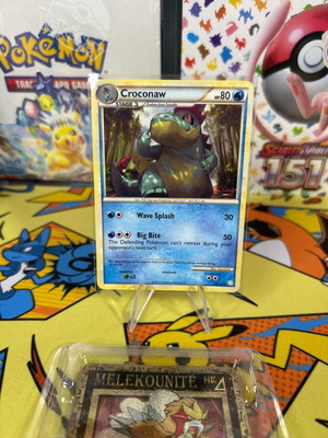 Pokemon card Croconaw HeartGold & SoulSilver 2010 σαν καινούργιο