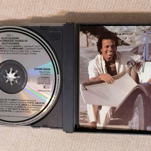 Julio Iglesias The 24 Greatest Songs CD like new, Latin